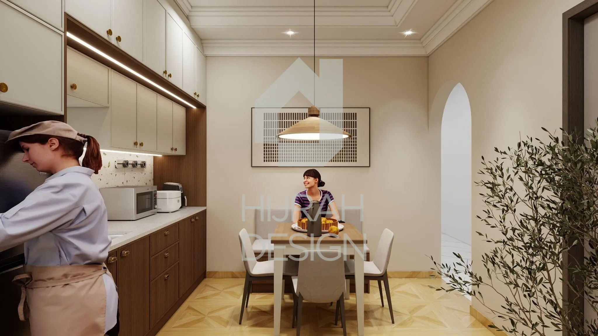 Pn Mei Adlah — Dapur — perspektif 1
